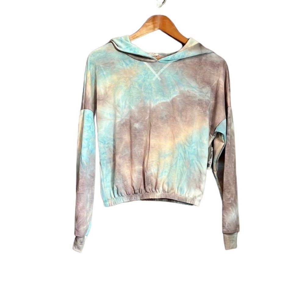 NWT! Altar’d state tie dye cropped hoodie